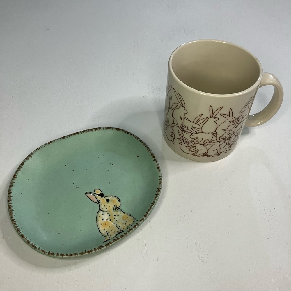 Bunny Rabbit Mug & Plate - Picture 9 of 12